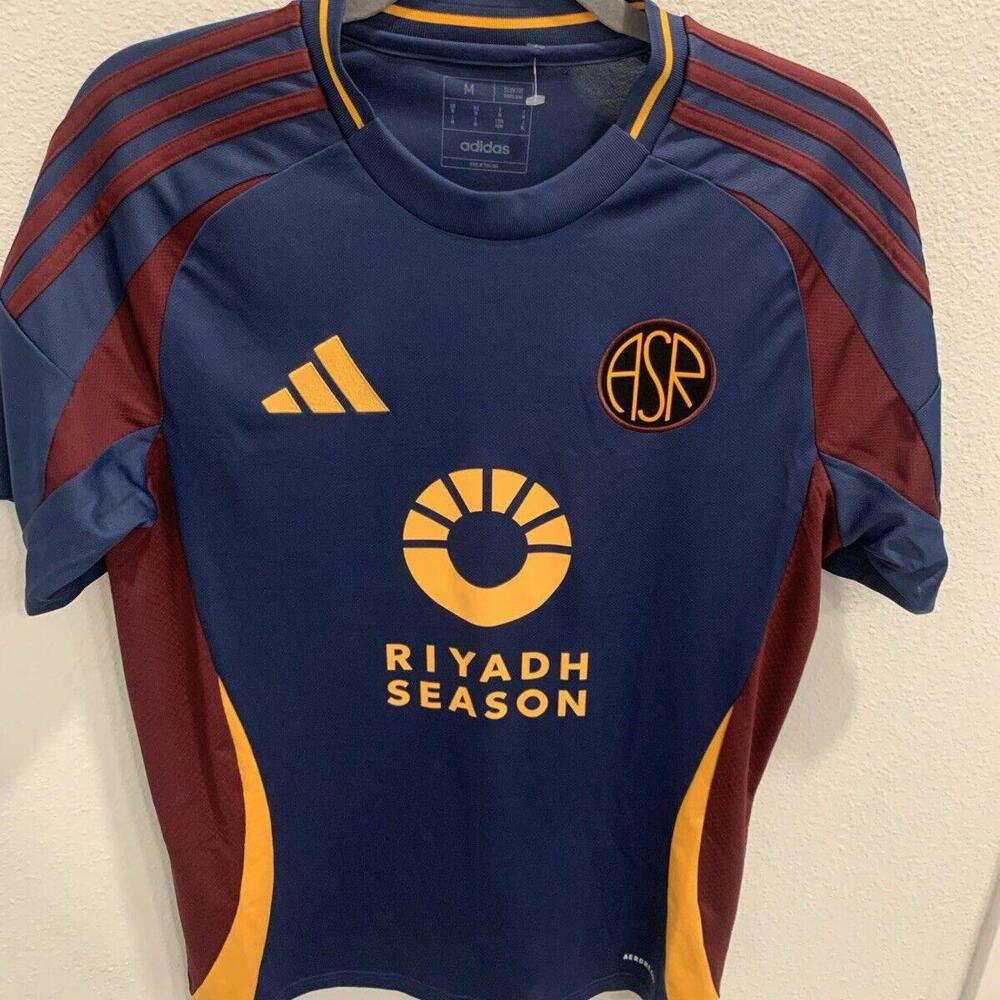 Adidas Roma Riyadh Season /25 24/25 Third stadium jersey size Medium Italy